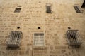 Windows and Decorations, Armenian Quarter, Jerusalem, Israel Royalty Free Stock Photo