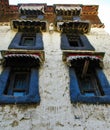 Windows detail of Tibetan Buddhism Temple Royalty Free Stock Photo