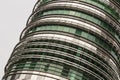 Windows and details, Petronas Twin Towers in Kuala Lumpur, Malaysia Royalty Free Stock Photo