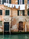 Windows and Doorways of the flooded city of Venice