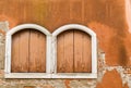 Windows and Doorways of the flooded city of Venice