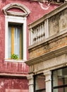 Windows and Doorways of the flooded city of Venice