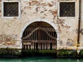 Windows and Doorways of the flooded city of Venice