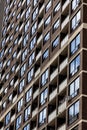 Windows in high-rise apartment block