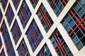 Windows of a high rise building Royalty Free Stock Photo