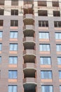 Windows of a house under construction Royalty Free Stock Photo