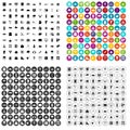 100 windows icons set vector variant