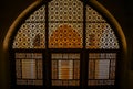 Windows inside Kashan palace