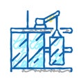 windows installation icon doodle illustration Royalty Free Stock Photo