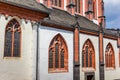 Windows of the Liebfrauenkirche church in Koblenz Royalty Free Stock Photo