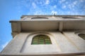 Windows of a Local Mosque, Masjid and blue sky