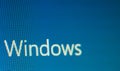 Windows logo screenshot Royalty Free Stock Photo