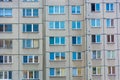 Windows mirroring home building in block of flats Royalty Free Stock Photo