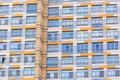 Windows of the modern apartment building. Architecture background or pattern Royalty Free Stock Photo