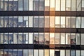 Windows of modern offices Royalty Free Stock Photo