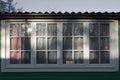 Windows of a Moluccan barracks in Dutch Open Air Museum in Arnhem Royalty Free Stock Photo