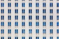 Windows on a multi-storey building as a background