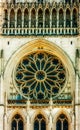 Windows in National Cathedral Royalty Free Stock Photo