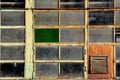 Windows of an old factory Royalty Free Stock Photo