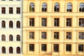 Windows of renaisance house