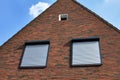 Windows with rolling shutters