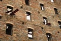 Factory Windows at Mill City Museum Royalty Free Stock Photo