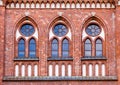 Windows of a gothic cathedral