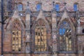 Windows in Saint Sebaldus church of Nuremberg Royalty Free Stock Photo