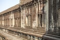The windows of second enclosure, Angkor, Siem Riep, Cambodia. Royalty Free Stock Photo