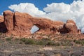 Windows Section Arch in Arches National Park Utah USA Royalty Free Stock Photo