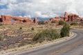 Windows Section Arches in Arches National Park Utah USA Royalty Free Stock Photo