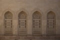 Windows of the Sultan Qaboos Grand Mosque, Oman Royalty Free Stock Photo