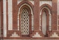 Windows with sunglow in Alai Minar, Qutab Minar complex, Delhi