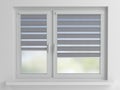 Day and Night Roller Blind, 3D illustration Royalty Free Stock Photo