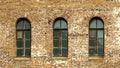 Windows of the tower in the Gothic style Royalty Free Stock Photo