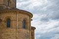 Windows of the tower of the Romanesque church