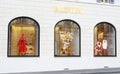 Windows of Valentino boutique in Rome