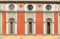 Windows in Venetian Gothic style. Royalty Free Stock Photo