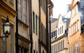 Windows, Walls, and Shadows on Vasterlanggatan Royalty Free Stock Photo