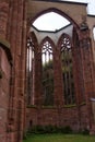 Windows in Wernerkapelle in Bacharach Royalty Free Stock Photo