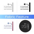 Windproof fabric feature icon