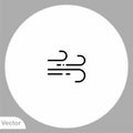 Winds vector icon sign symbol