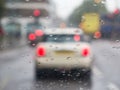 Windscreen in the rain