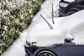 Windscreen wiper snow prevent scraping windshield wipers