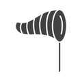 Windsock icon vector image.