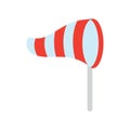 Windsock icon vector image. Suitable for mobile apps, web apps and print media.