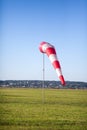 Windsock at a light breeze.