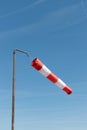 Windsock in Lommis in Switzerland Royalty Free Stock Photo
