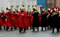Windsor Castle Band of the Household Cavalry in Berkshire Royalty Free Stock Photo