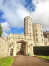 Windsor castle England London English architecture Royalty Free Stock Photo
